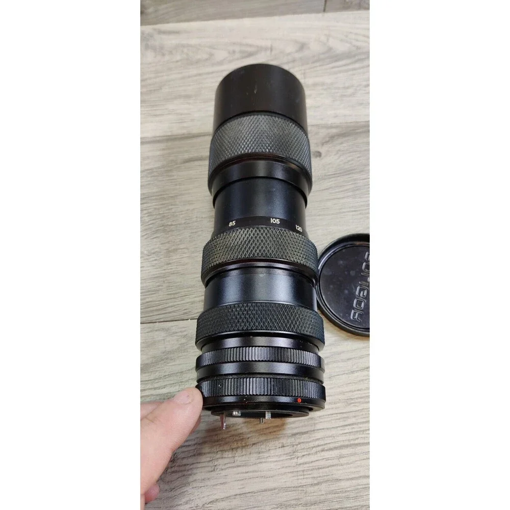 Vintage Soligor 85-205mm f3.8 Zoom Lens Canon FD Mount w/ Original Box PARTS